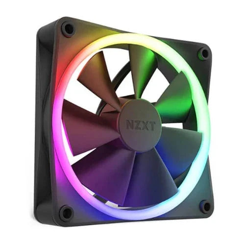 NZXT F120 RGB Duo 120mm with the RGB Controller Cabinet Fan Black (Triple Pack)