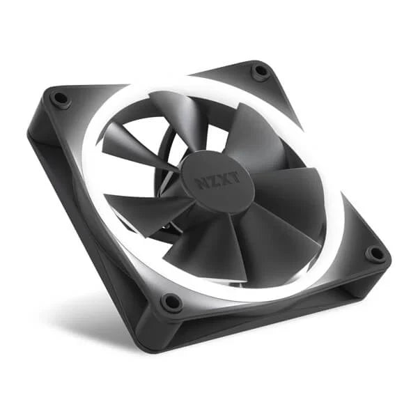 NZXT F120 120mm RGB Cabinet Fan (Black) (Single Pack)