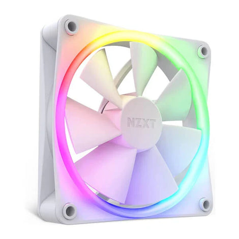 NZXT F120 RGB 120mm Cabinet Fans White (Single Pack)