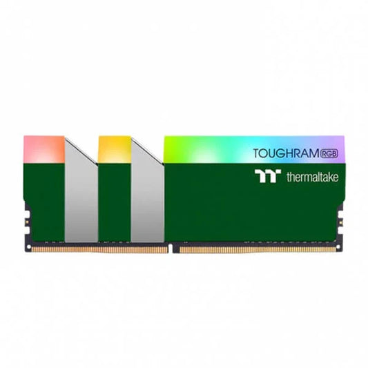 THERMALTAKE Toughram RGB 16GB ( 8GB x 2 ) 3600MHz DDR4 RAM ( Racing Green ) ( CL18 )