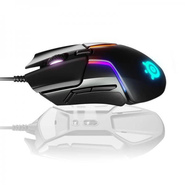 STEELSERIES Rival 600 Wired Ergonomic Gaming Mouse ( RIVAL-600 ) ( 12000DPI / 7 Macro Button ) ( Black )