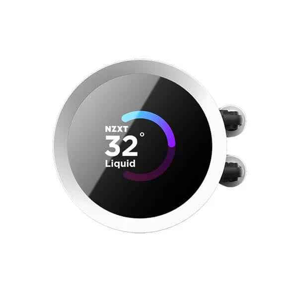 NZXT Kraken RGB 360mm CPU Liquid Cooler (With LCD Display) (White)