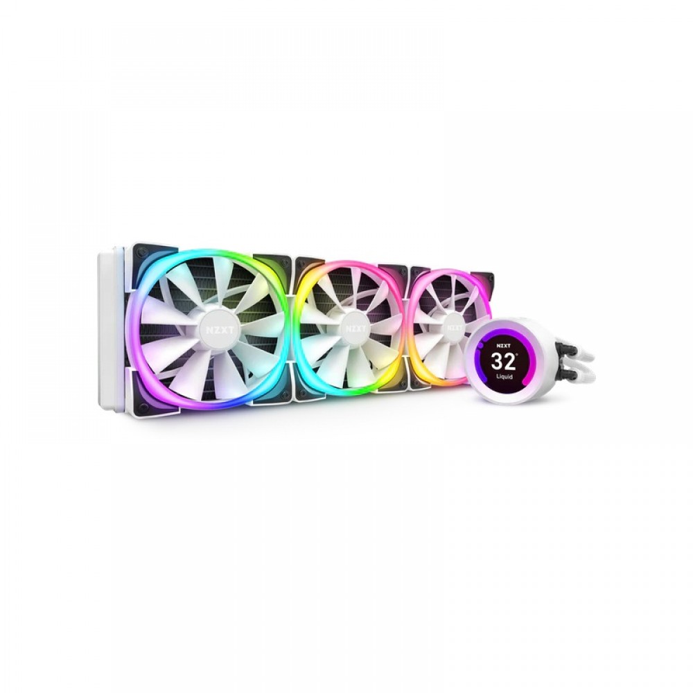 NZXT kraken Z73 RGB 360mm CPU Liquid Cooler (White)