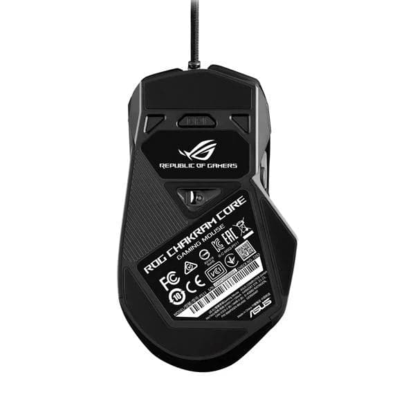 ASUS ROG Chakram Core Wired Ergonomic RGB Gaming Mouse ( ROG-CHAKRAM-CORE ) ( 16000DPI / 6 Macro Buttons ) ( Black )