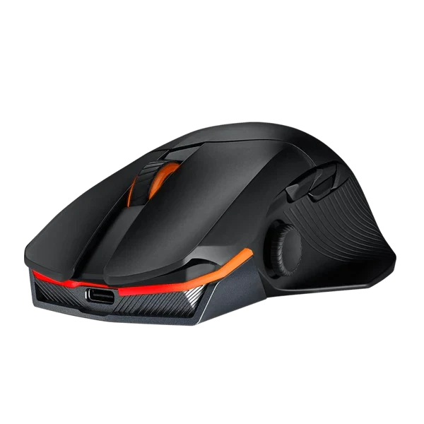 ASUS ROG Chakram X Origin Wireless + Bluetooth Ergonomic RGB Gaming Mouse ( ROG-CHAKRAM-X-ORIGIN ) ( 36000DPI / 11 Macro Buttons ) ( Black )