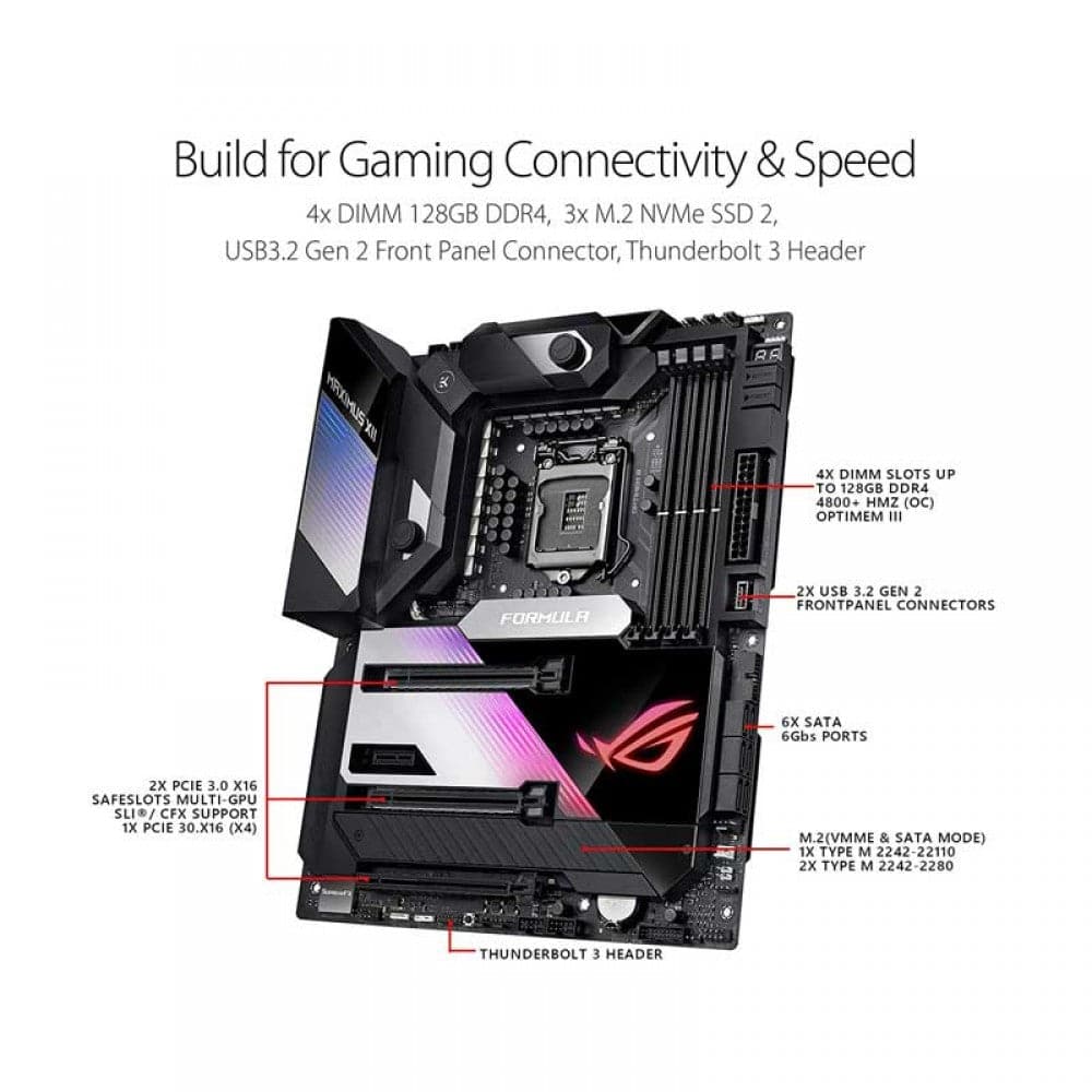 ASUS Z490 Maximus XII Formula DDR4 Intel Motherboard