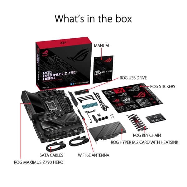 ASUS ROG Maximus Z790 Hero Wifi DDR5 Intel Motherboard