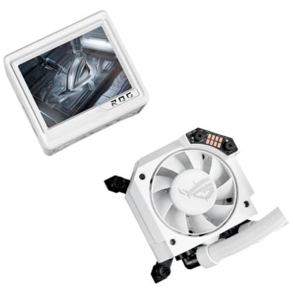ASUS ROG Ryujin III 360 ARGB Extreme 360mm CPU Liquid Cooler ( White ) ( With LCD Display )
