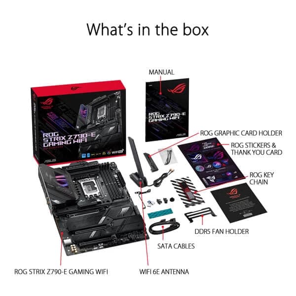 ASUS ROG Strix Z790-E Gaming Wifi DDR5 Intel Motherboard