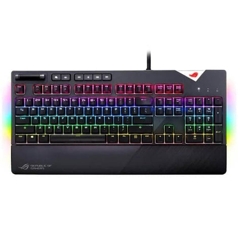 ASUS ROG Strix Flare Full Size Mechanical Gaming Keyboard ( Black) ( Cherry MX Red Switch )