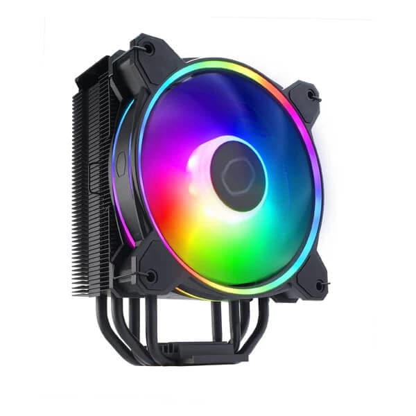 COOLER MASTER Hyper 212 Halo ARGB Single Tower CPU Air Cooler (Black)