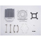 COOLER MASTER Hyper 212 Halo ARGB Single Tower CPU Air Cooler (White)