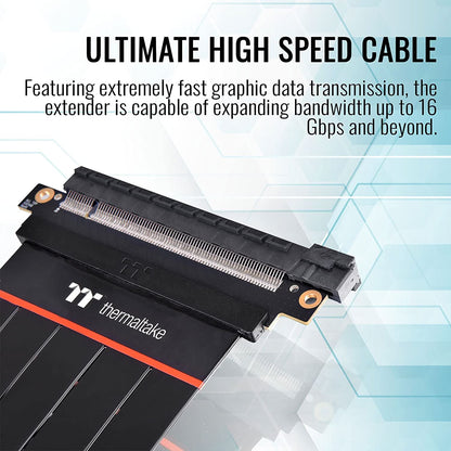 THERMALTAKE PREMIUM X16 PCI-E 4.0 EXTENDER 300MM