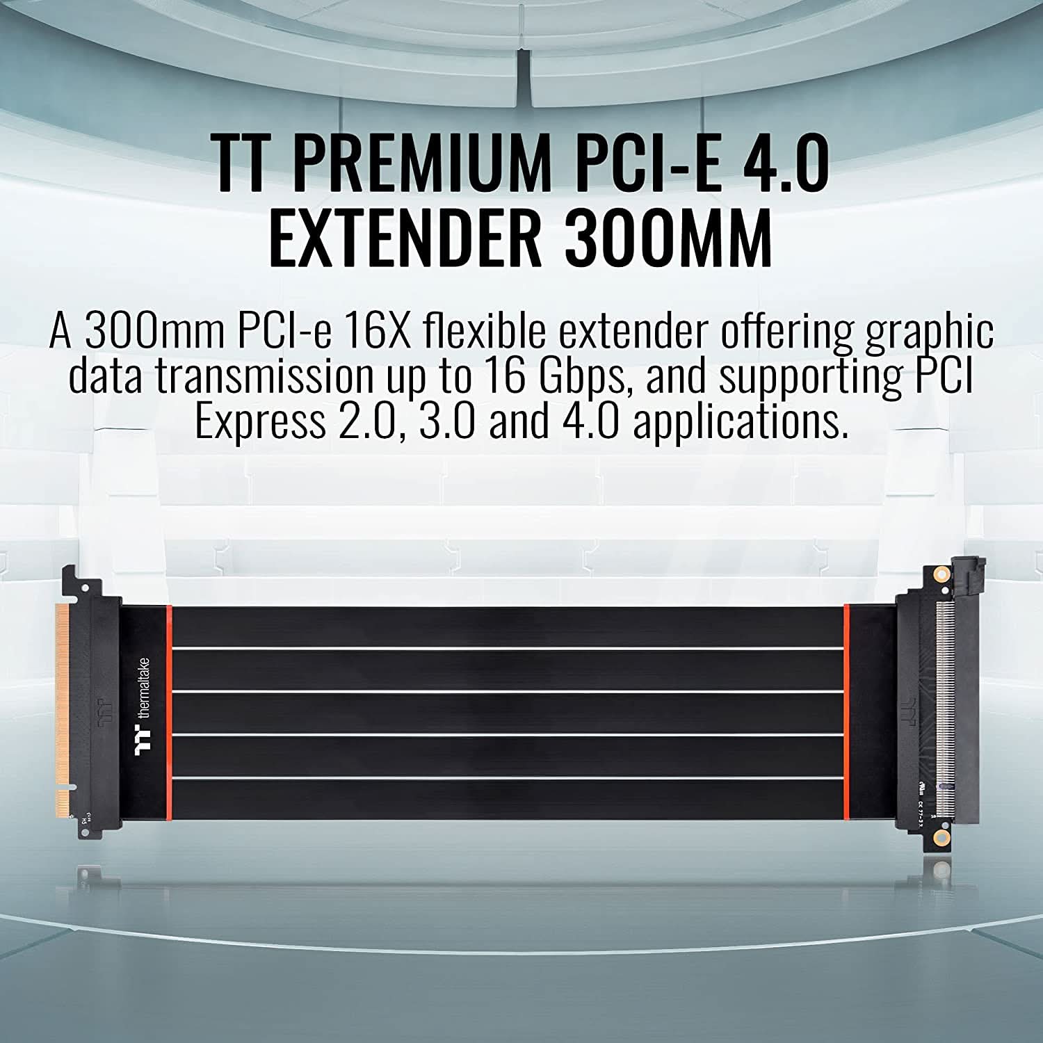 THERMALTAKE PREMIUM X16 PCI-E 4.0 EXTENDER 300MM