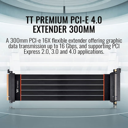 THERMALTAKE PREMIUM X16 PCI-E 4.0 EXTENDER 300MM