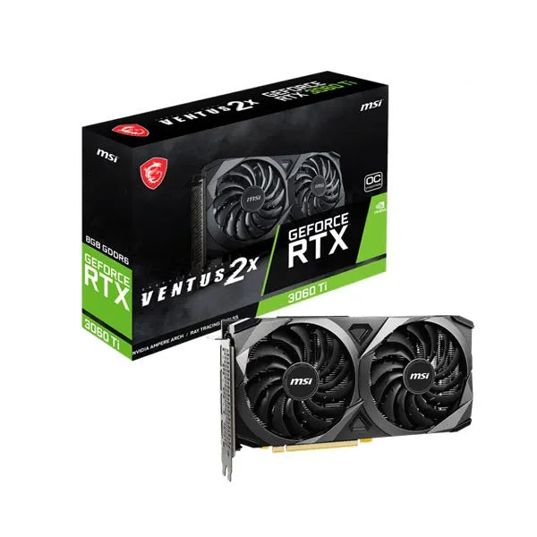 MSI GeForce RTX 3060 Ti Ventus 2X OC V1 LHR 8GB Nvidia Graphic Card