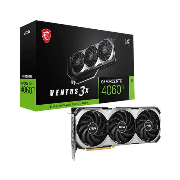 MSI GeForce RTX 4060 Ti Ventus 3X OC 8GB Nvidia Graphic Card