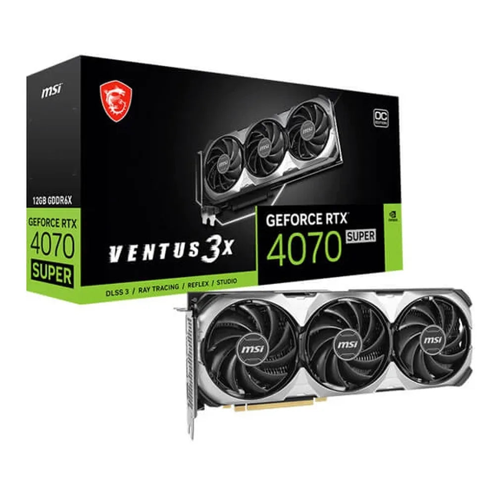 MSI GeForce RTX 4070 Super Ventus 3X OC 12GB Nvidia Graphic Card