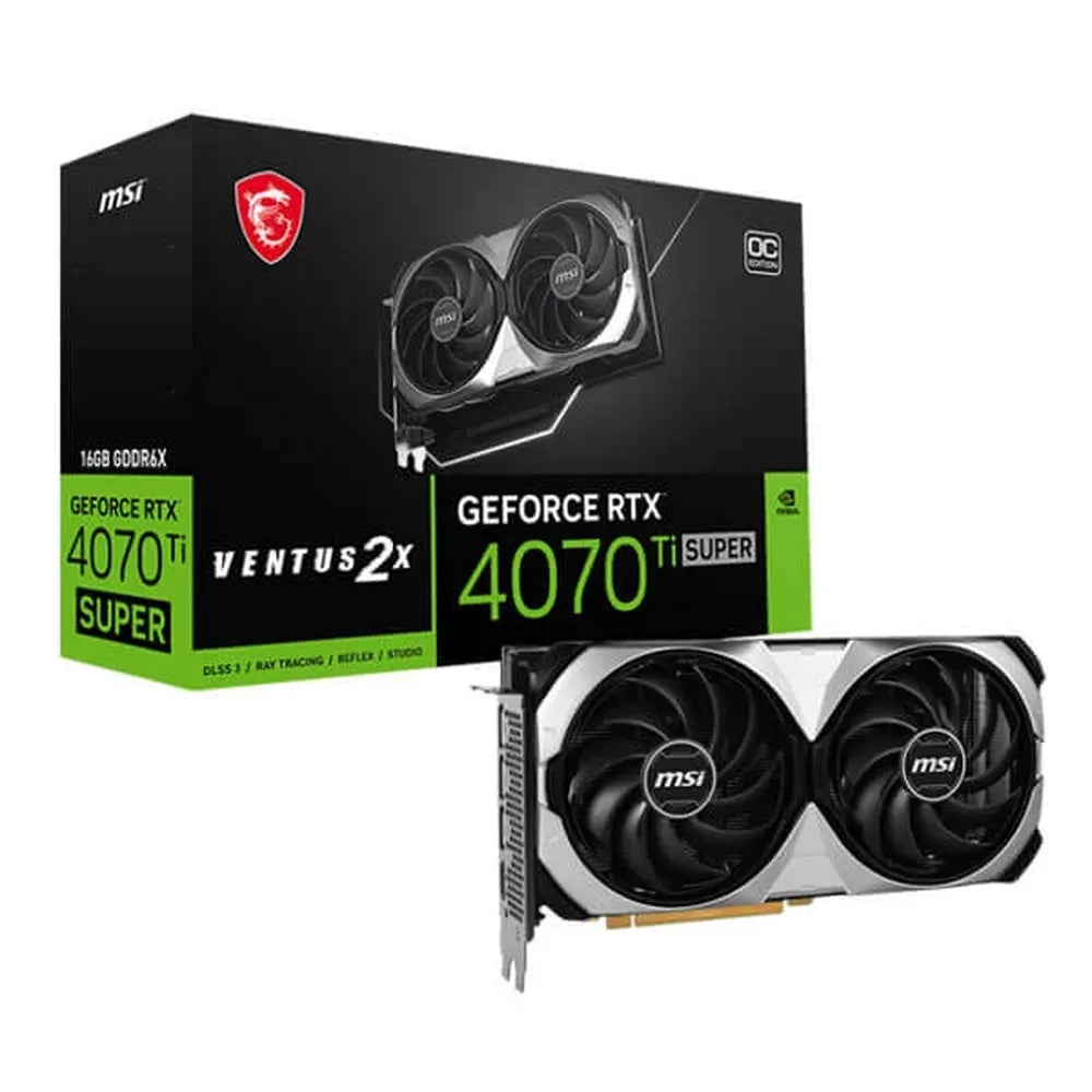 MSI GeForce RTX 4070 Ti Super Ventus 2X OC 16GB Nvidia Graphic Card