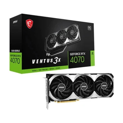 MSI GeForce RTX 4070 Ventus 3X OC 12GB Nvidia Graphic Card