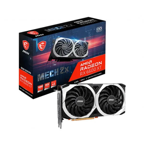 MSI Radeon RX 6600 XT Mech 2X OC 8GB AMD Graphic Card