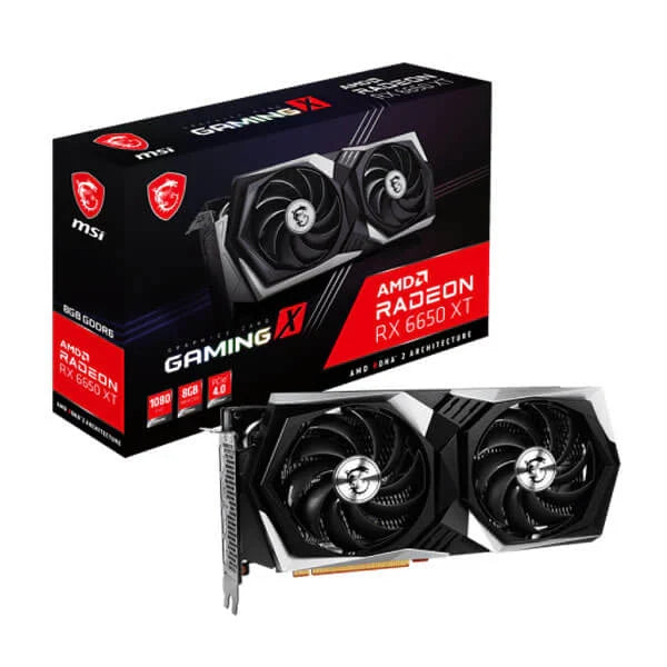 MSI Radeon RX 6650 XT Gaming X 8GB AMD Graphic Card