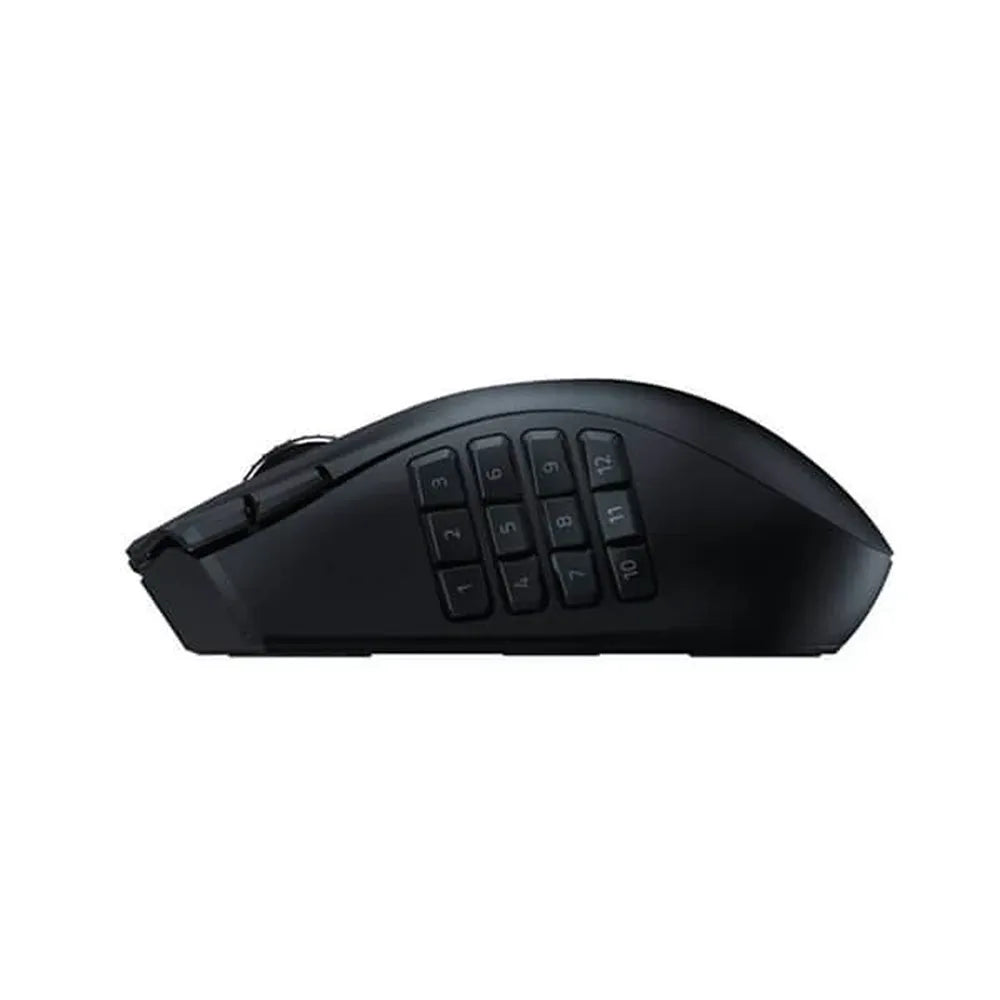 RAZER NAGA V2 Hyperspeed Wireless Ergonomic Gaming Mouse (RAZER NAGA V2) (30000DPI/19 Macro Button) (Black)