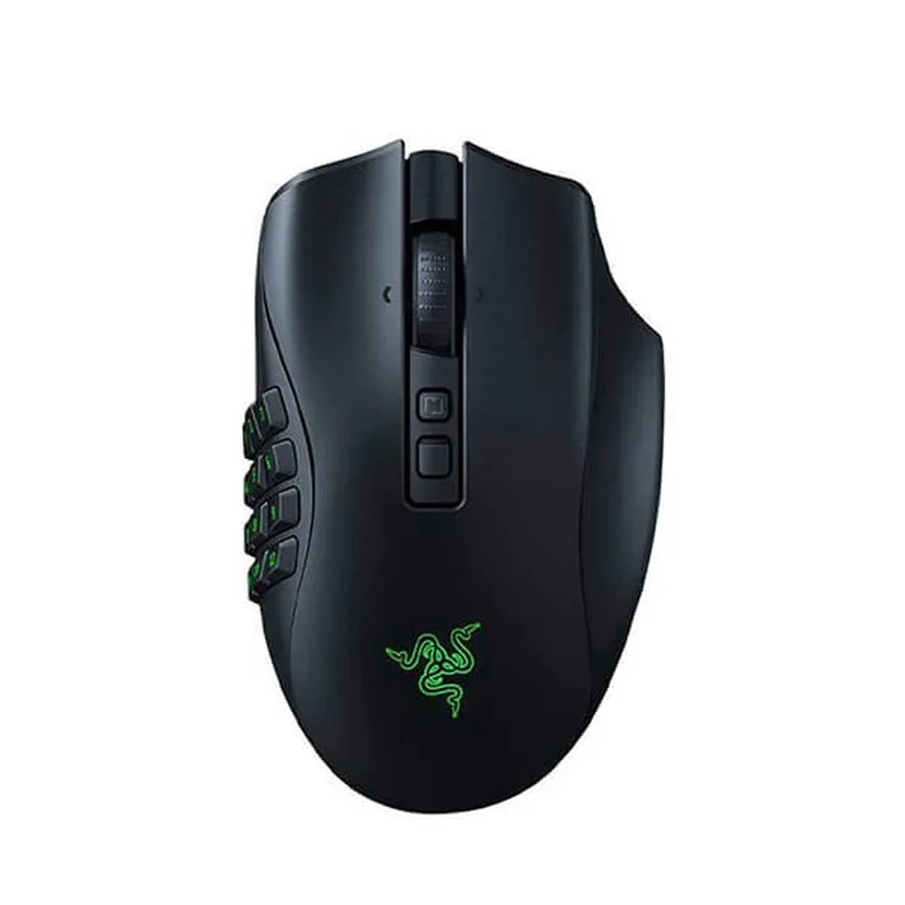 RAZER NAGA V2 Pro Wireless Ergonomic Gaming Mouse (RZ01-04400100-R3A1) (30000DPI/20 Macro Button) (Black)