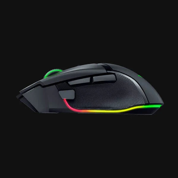 RAZER Basilisk V3 Pro Wireless Ergonomic Gaming Mouse ( RZ01-04620100-R3A1 ) ( 30000DPI / 11 Macro Buttom ) ( Black )