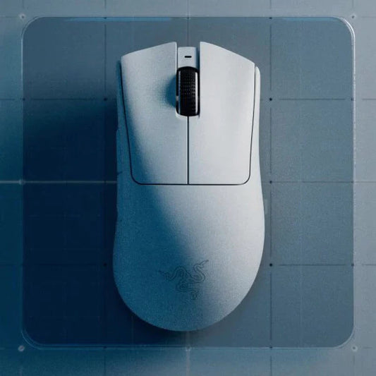 RAZER DeathAdder V3 Pro Wireless Ergonomic Gaming Mouse ( RZ01-04630200-R3A1 ) ( 30000DPI / 5 Macro Button ) ( White )