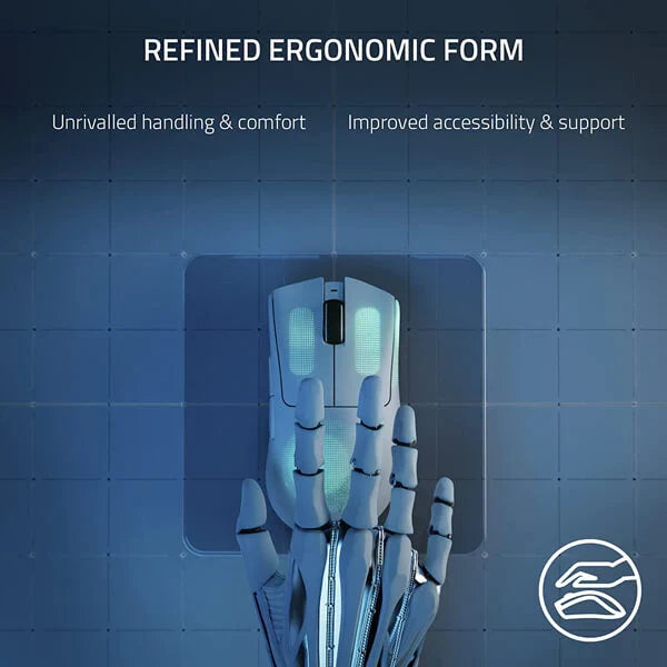 RAZER DeathAdder V3 Pro Wireless Ergonomic Gaming Mouse ( RZ01-04630200-R3A1 ) ( 30000DPI / 5 Macro Button ) ( White )