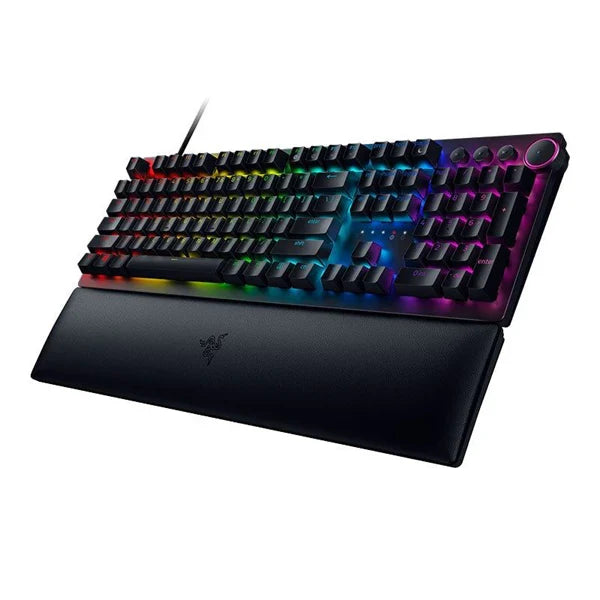 RAZER Huntsman V2 RGB Full Size Optical Wired Gaming Keyboard (Black) (Purple Switch)