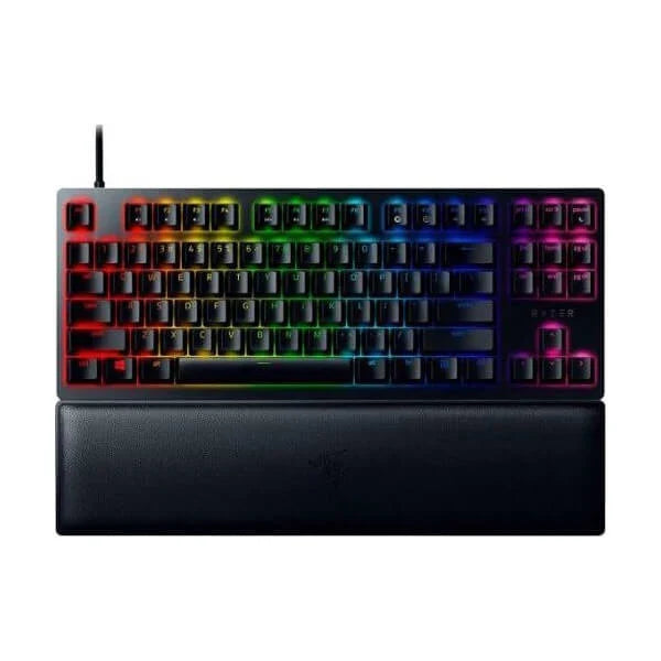 RAZER Huntsman V2 TKL Mechanical Wired Gaming Keyboard ( black ) ( Razer Switches - Clicky Optical Purple Switch ) ( RZ03-03940300-R3M1 )