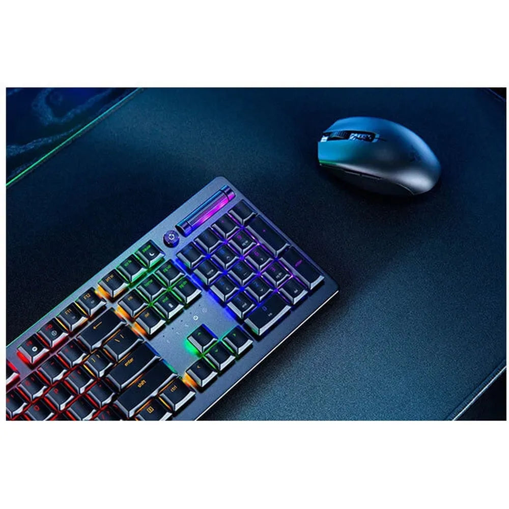 RAZER DeathStalker V2 Pro RGB Full Size Wireless + Bluetooth Gaming keyboard ( Black ) ( Linear Optical Switch )