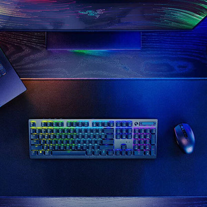 RAZER DEATHSTALKER V2 PRO - WIRELESS LOW PROFILE OPTICAL GAMING KEYBOARD (CLICKY PURPLE SWITCH) RZ03-04361800-R3M1