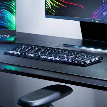 RAZER DEATHSTALKER V2 PRO - WIRELESS LOW PROFILE OPTICAL GAMING KEYBOARD (CLICKY PURPLE SWITCH) RZ03-04361800-R3M1