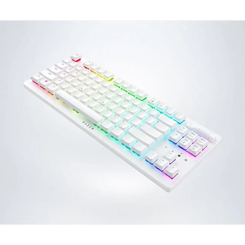 RAZER DeathStalker V2 Pro RGB Tenkeyless Wireless + Bluetooth Low Profile Gaming Keyboard ( Linear Optical Red Switch )