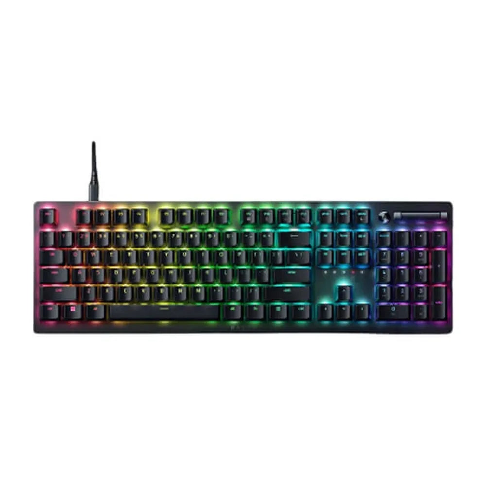 RAZER DeathStalker V2 RGB Full Size Wired Gaming Keyboard ( Clicky Optical Purple Switch )