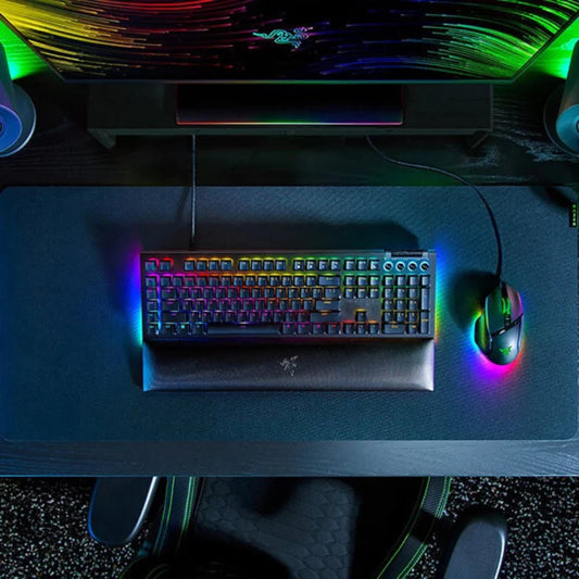 RAZER BlackWidow V4 RGB Mechanical Full Size Wired Gaming Keyboard ( Yellow Switch )