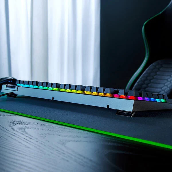 RAZER BlackWidow V4 X RGB Full Size Mechanical Wired Gaming keyboard ( Linear Yellow Switch )