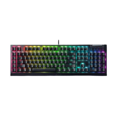 RAZER BlackWidow V4 X RGB Full Size Mechanical Wired Gaming keyboard ( Clicky Green Switch )
