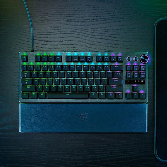 RAZER Huntsman V3 Pro Tenkeyless RGB Analog Optical Wired Gaming Keyboard ( Analog Switches )