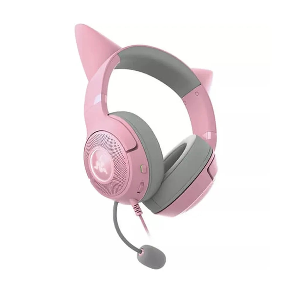 RAZER kraken Kitty V2 RGB Wired 7.1 Surround Gaming Headphone (Quartz) ( PC / PS5 / Xbox )