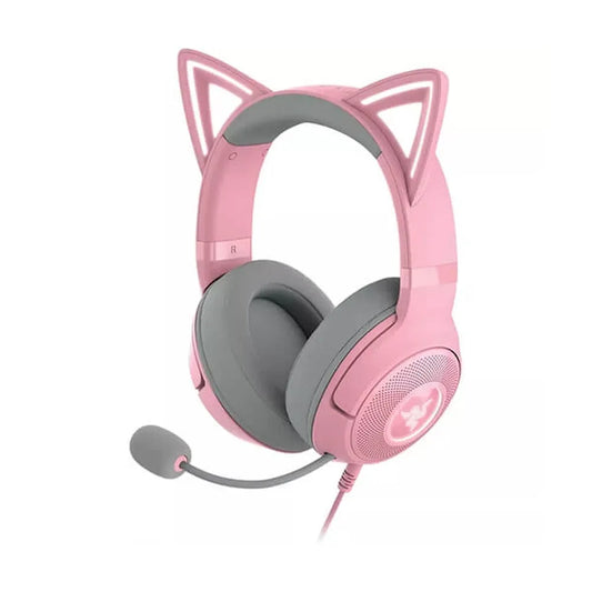 RAZER kraken Kitty V2 RGB Wired 7.1 Surround Gaming Headphone (Quartz) ( PC / PS5 / Xbox )