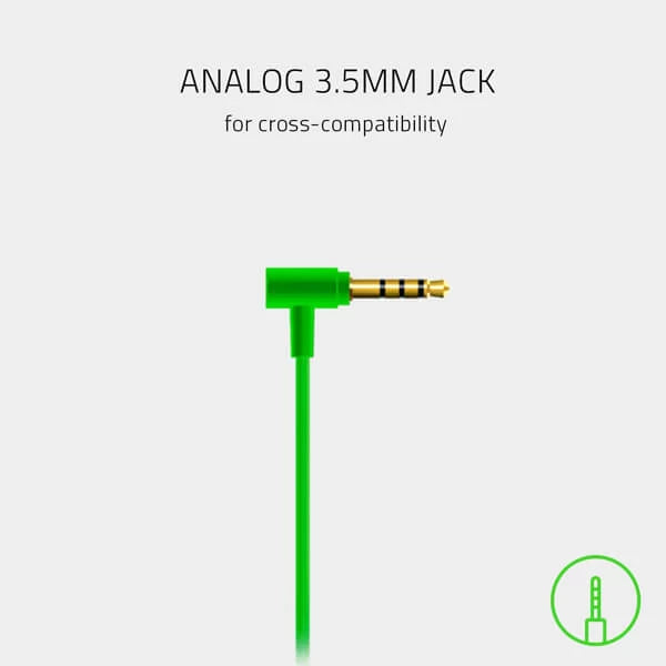 RAZER Hammerhead Duo Console Wired In-Ear Headphones (Green)