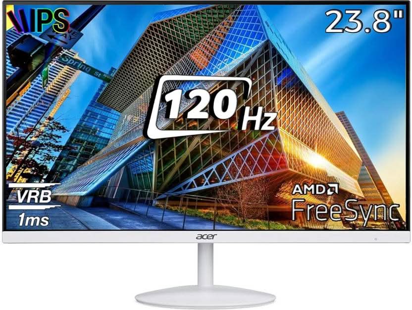 ACER 60.45 CM (23.8 INCH) FULL HD LED BACKLIT IPS PANEL MONITOR (SA242Y G0)