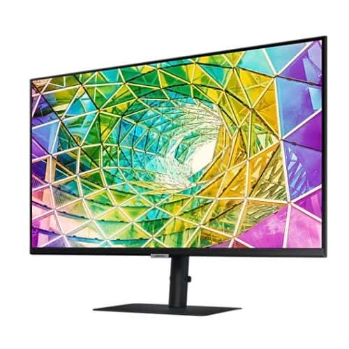 SAMSUNG 32 INCH LS32A800NMWXXL UHD MONITOR WITH HEIGHT ADJUSTMENT