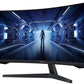 SAMSUNG ODYSSEY G5 34 INCH LC34G55TWW UHD 165HZ CURVED GAMING MONITOR