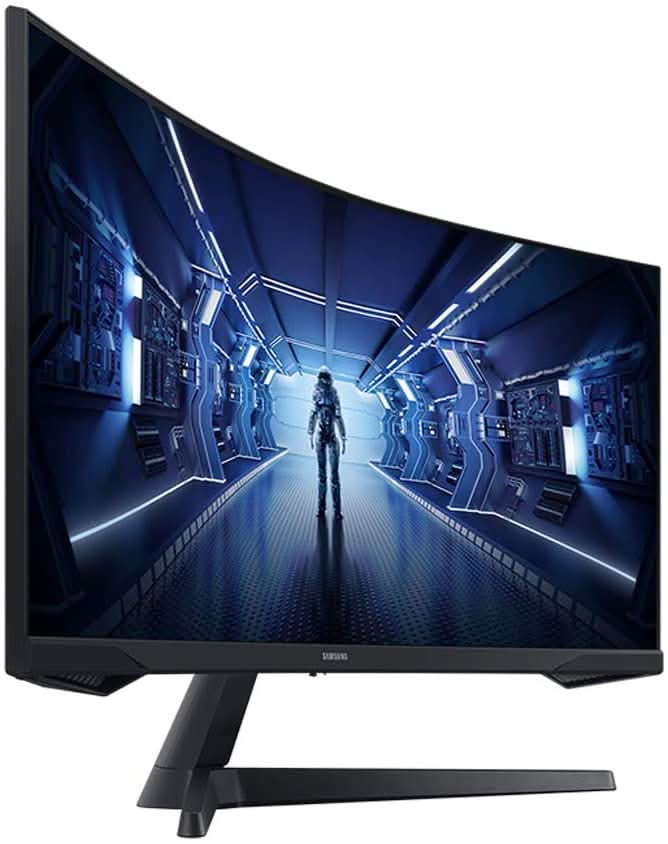 SAMSUNG ODYSSEY G5 34 INCH LC34G55TWW UHD 165HZ CURVED GAMING MONITOR