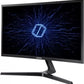 SAMSUNG 24 INCH LC24RG50FZWXXL FHD 144HZ CURVED GAMING MONITOR
